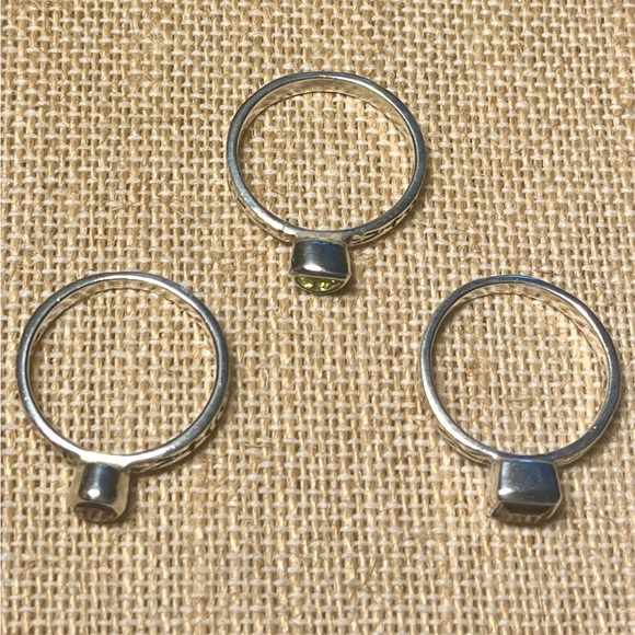 Silpada Gemstone Stack Rings - Picture 7 of 9